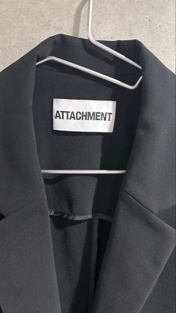 ATTACHMENT ブラック テーラードジャケット サイズ1