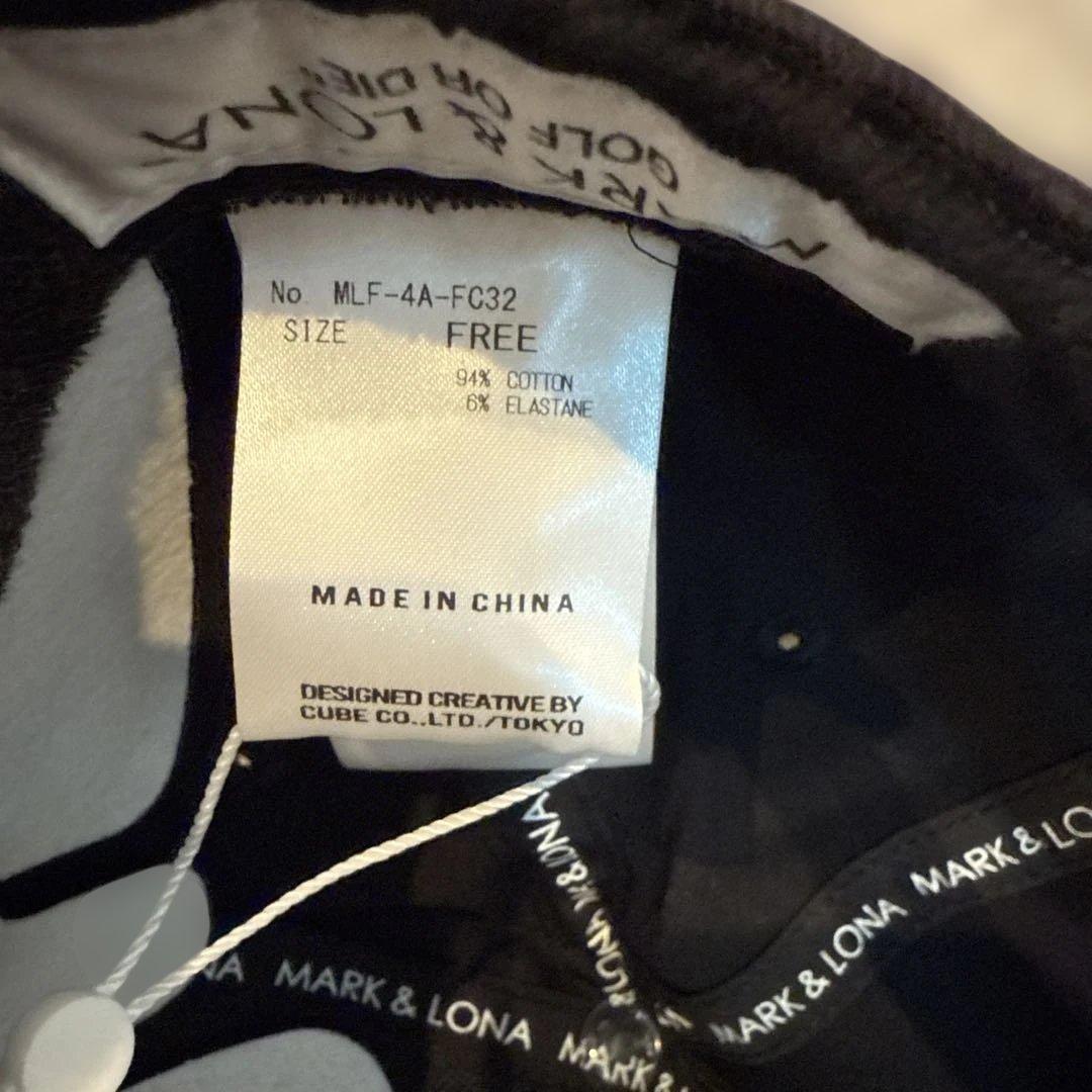 MARK & LONA GOLF OR DIE キャップ　タグ付