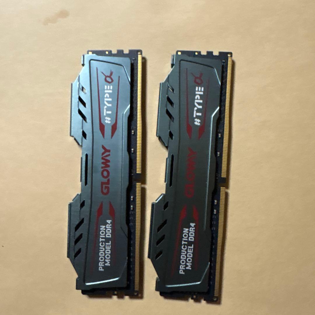 Gloway DDR4 8GB×2 2666デスクトップ用 メモリ 動作確認済