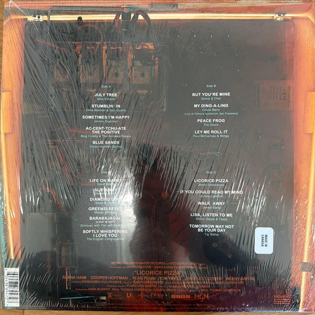 【2LP】Licorice Pizza サウンドトラック レコード