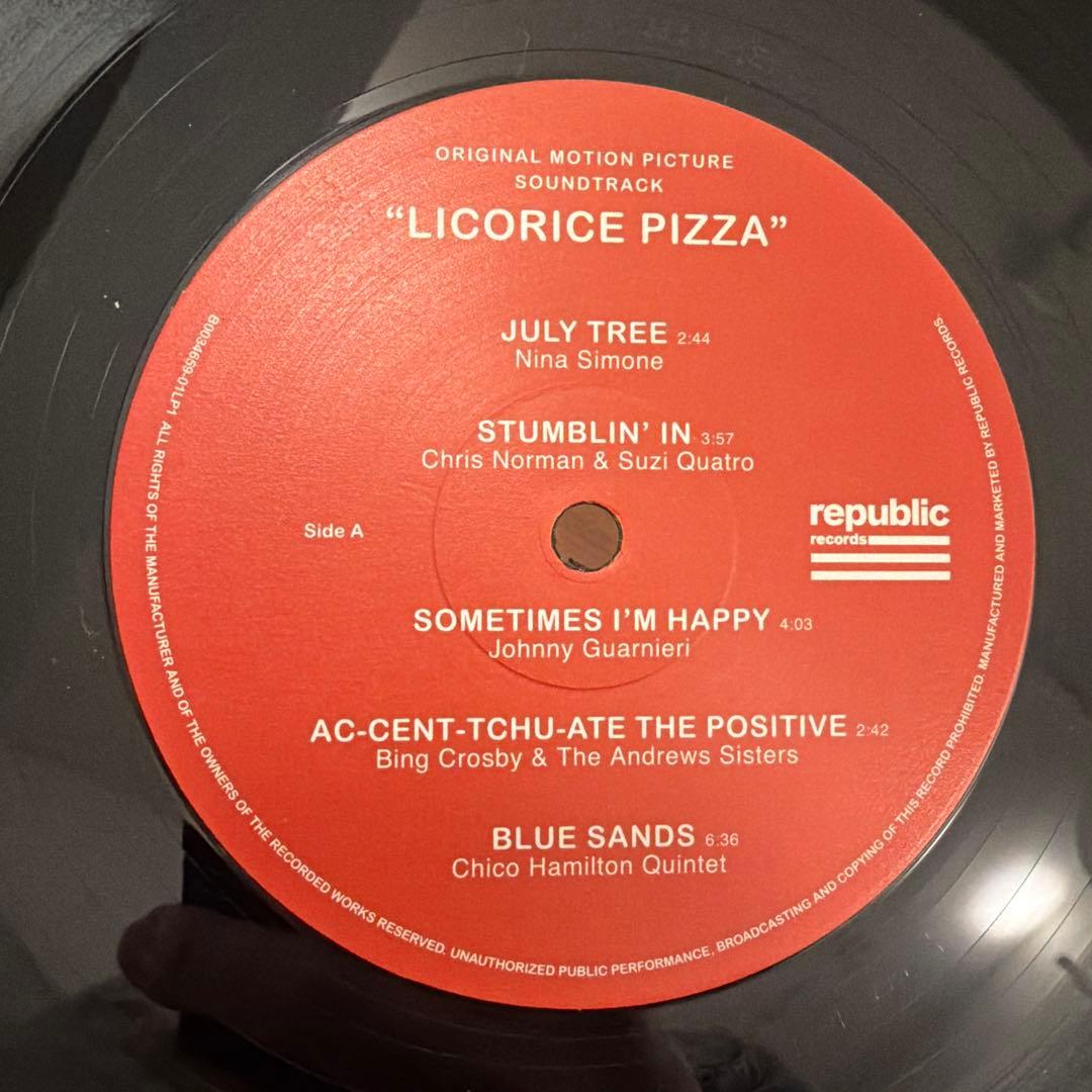 【2LP】Licorice Pizza サウンドトラック レコード