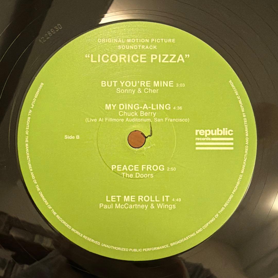 【2LP】Licorice Pizza サウンドトラック レコード