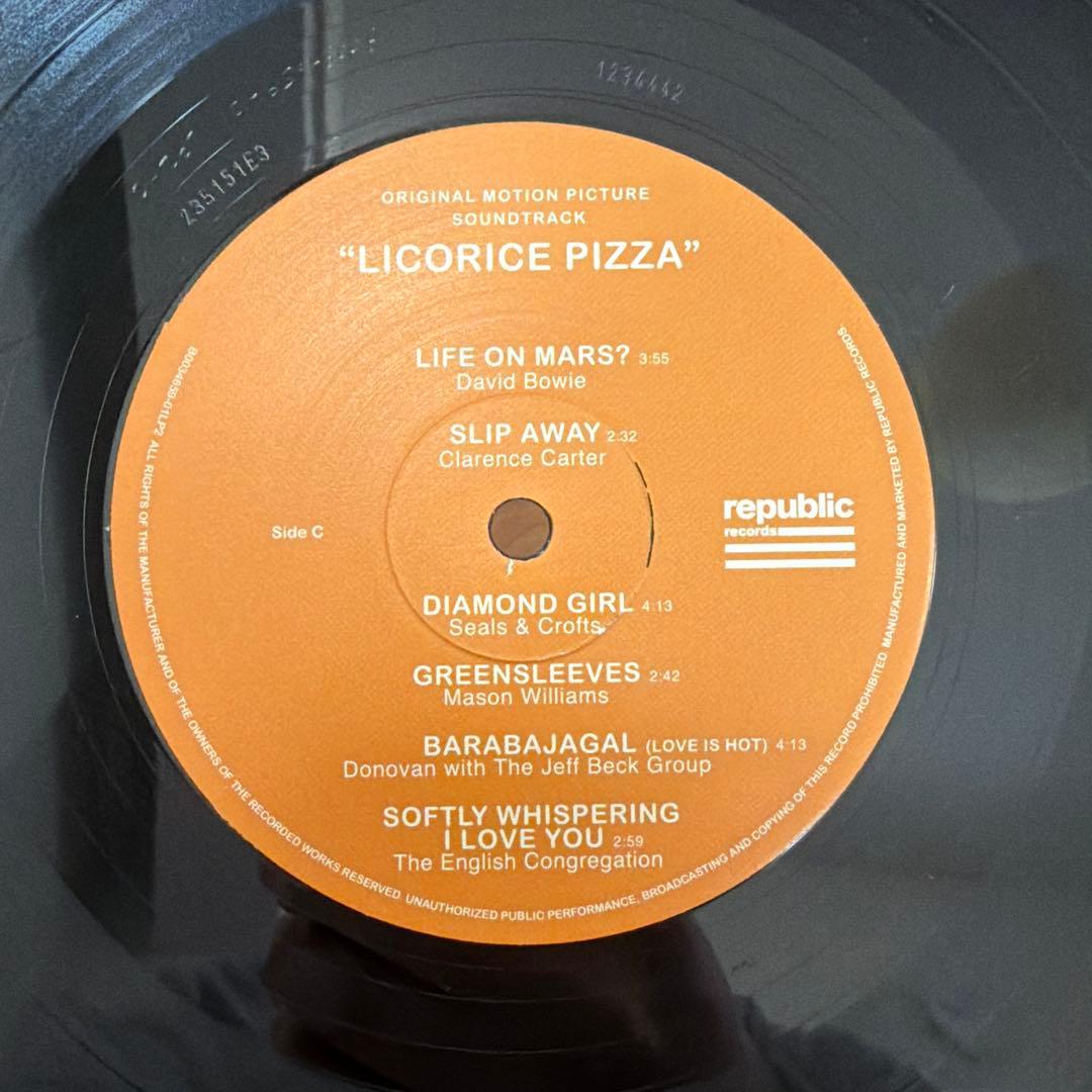 【2LP】Licorice Pizza サウンドトラック レコード