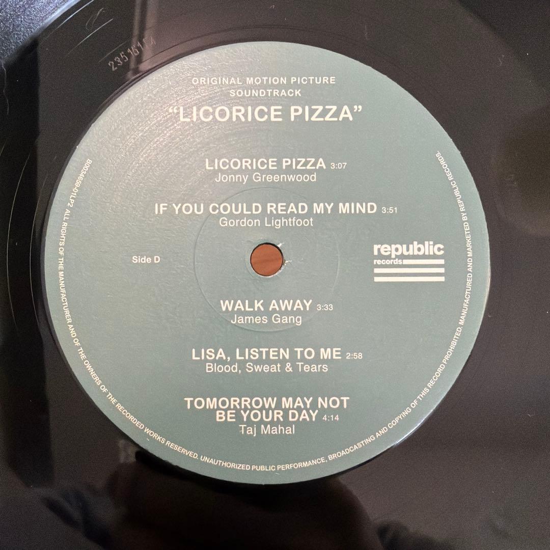 【2LP】Licorice Pizza サウンドトラック レコード