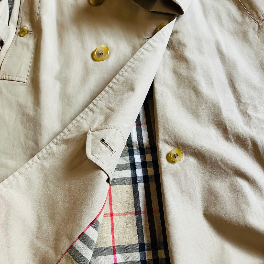 1482 Burberry　トレンチコート　ノバチェック　ロング丈　マルゼン別注