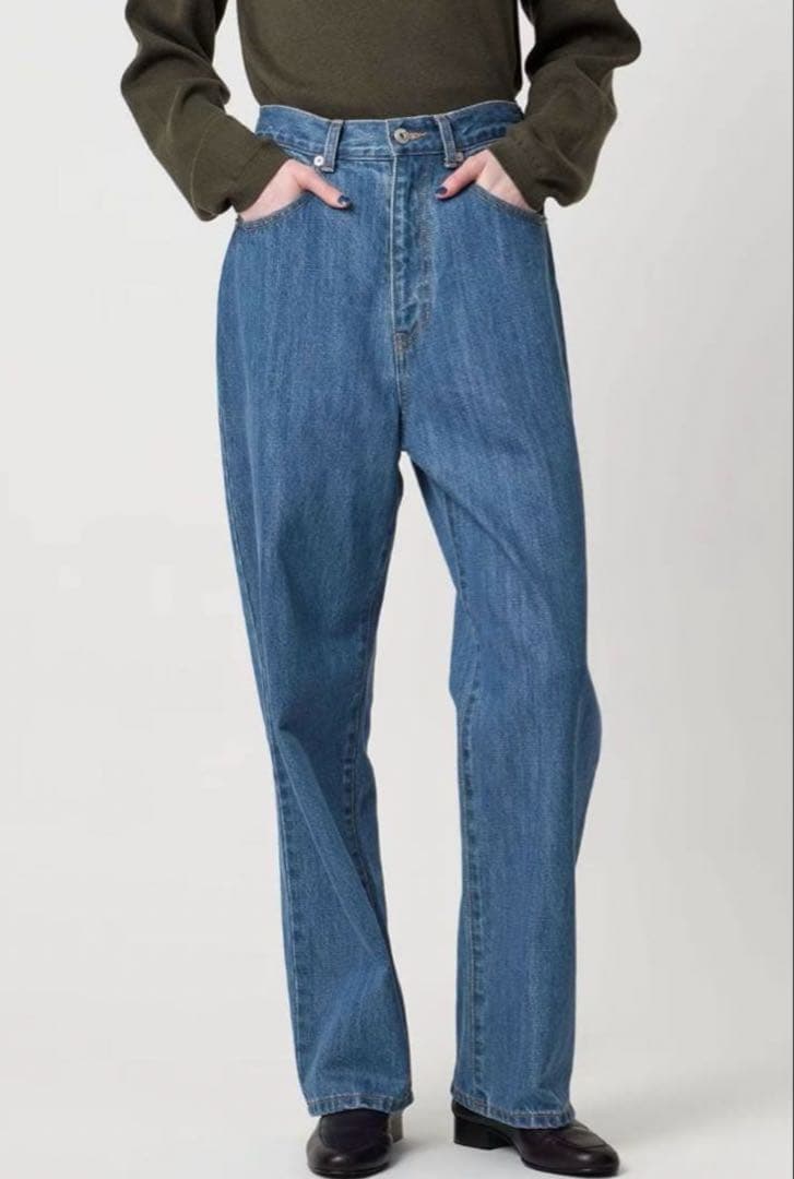 Steven Alan コットン デニム ストレート パンツ M