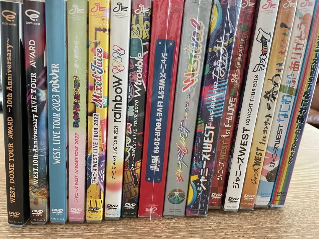 WEST LIVE TOUR DVD 15本セット　まとめ売り