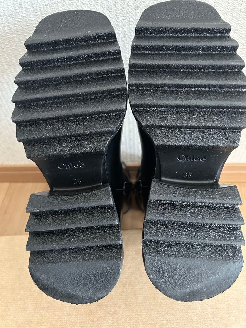 Chloe クロエ　BETTY レインブーツ　黒　36