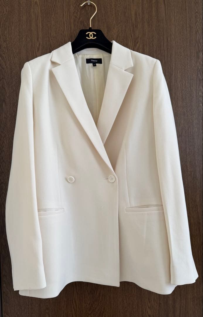 ‘25SS 極美品 セオリー Admiral Crepe Relaxed JKT