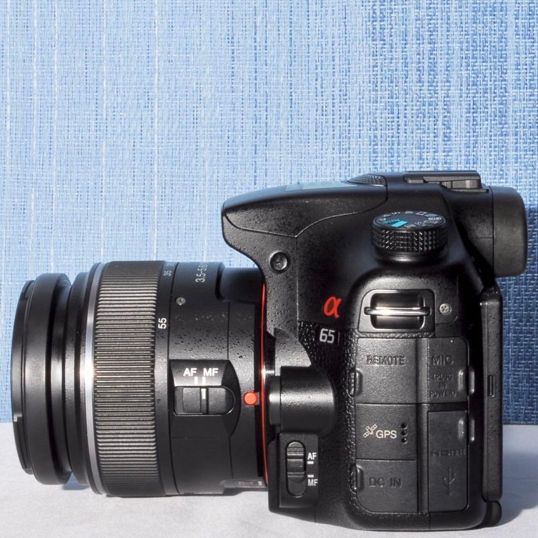 ✨新品級✨ SONY α65 レンズセット★2430万画素★スマホ転送★