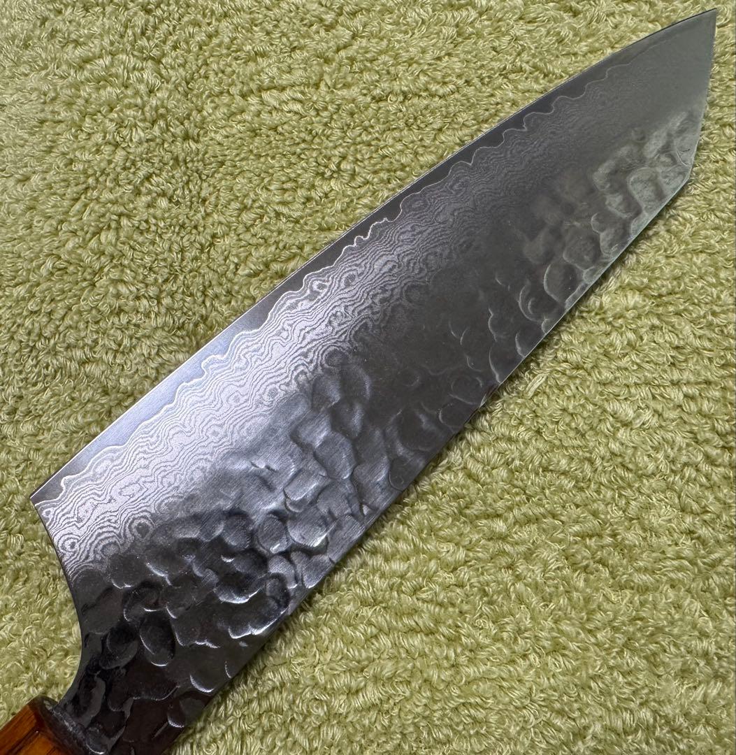 堺孝行 切付 三徳 包丁 160mm VG10 ダマスカス 日本製 剣型 新品