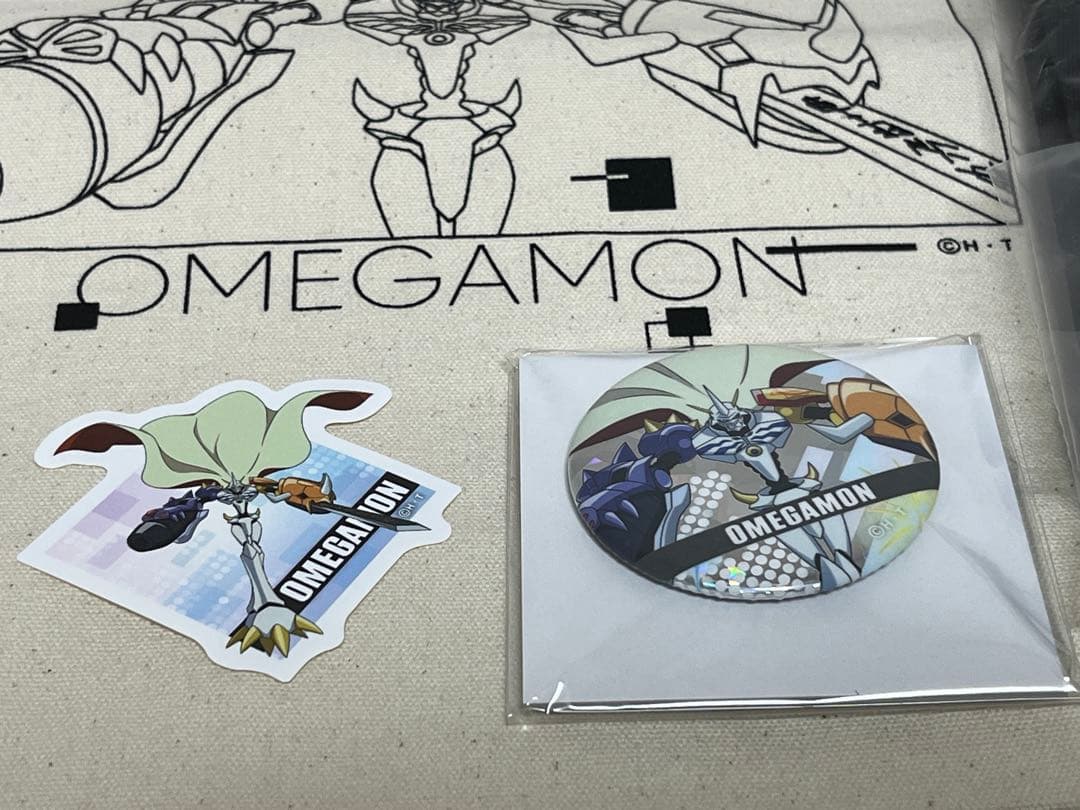 O*6様 デジモン　オメガモンTシャツ　トートバッグ