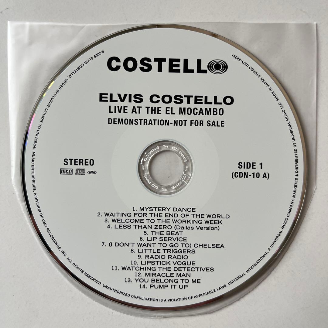 エルヴィス・コステロ / ライヴ・アット・ジ・エル・モカンボ 紙ジャケットCD