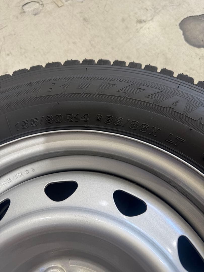 ブリヂストン スタッドレスタイヤ 155/80R14