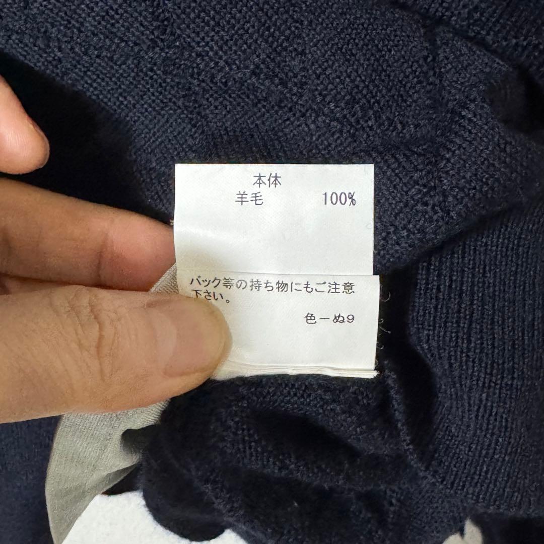 美品 BURBERRY GOLF バーバリーゴルフ セーター ハイネック 裏地
