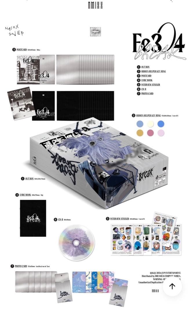 《新品未開封》 NMIXX ソリュン モケモケ Fe3O4 BREAK 限定盤