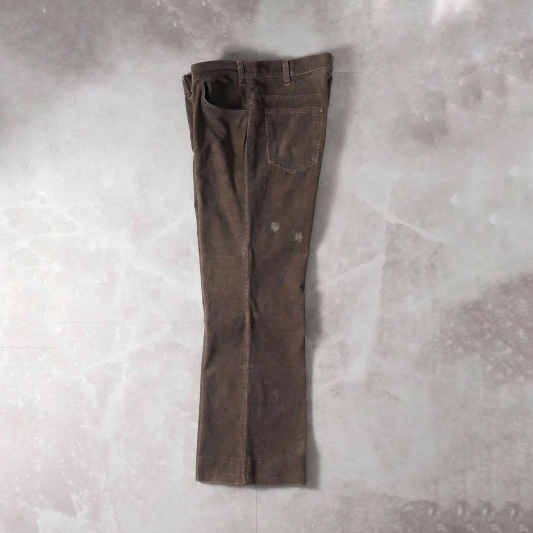 Levi's 70s コーデュロイパンツ ブラウン 646 33