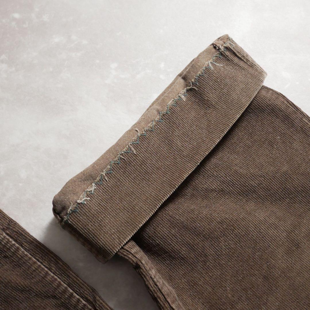 Levi's 70s コーデュロイパンツ ブラウン 646 33
