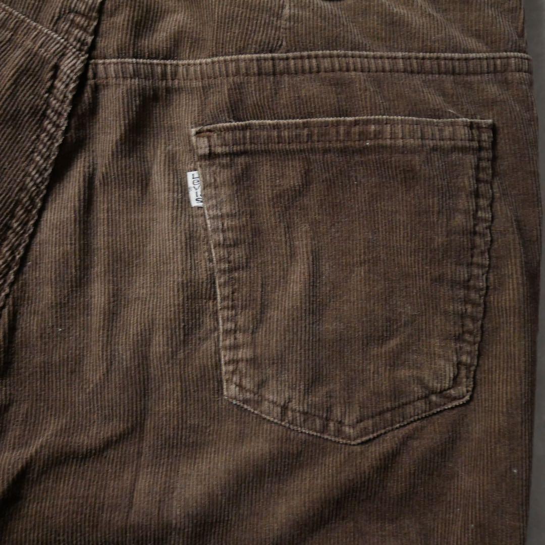 Levi's 70s コーデュロイパンツ ブラウン 646 33