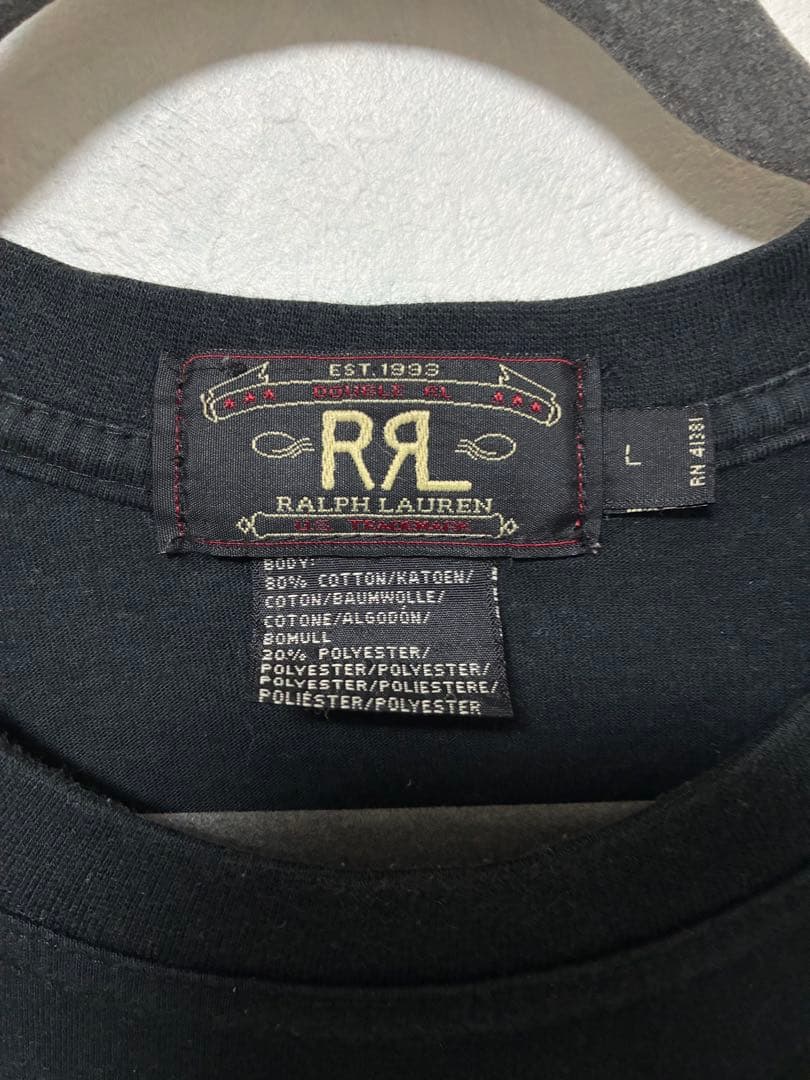 RRL　Ralph Lauren Tシャツ ブラック　美品