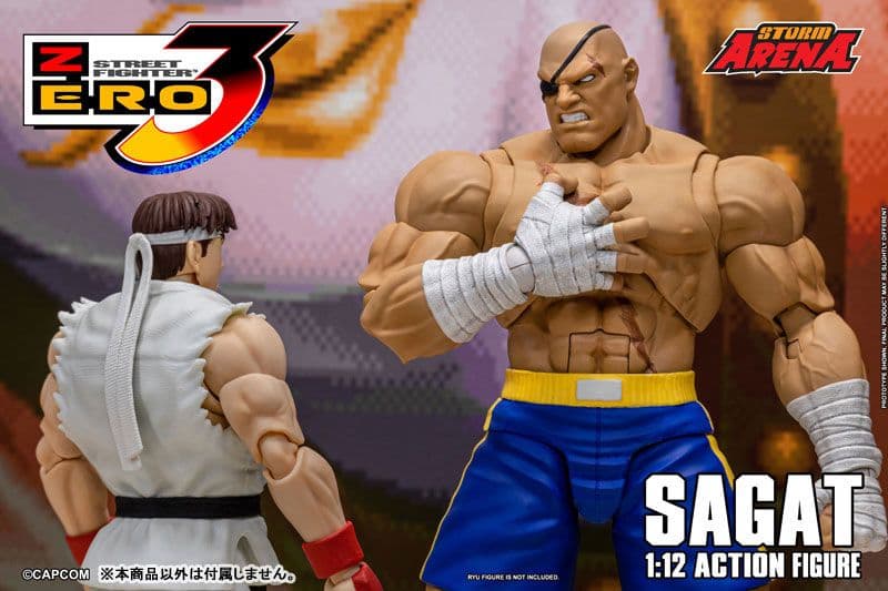 ストリートファイターZERO 3 Sagat 1:12 フィギュア