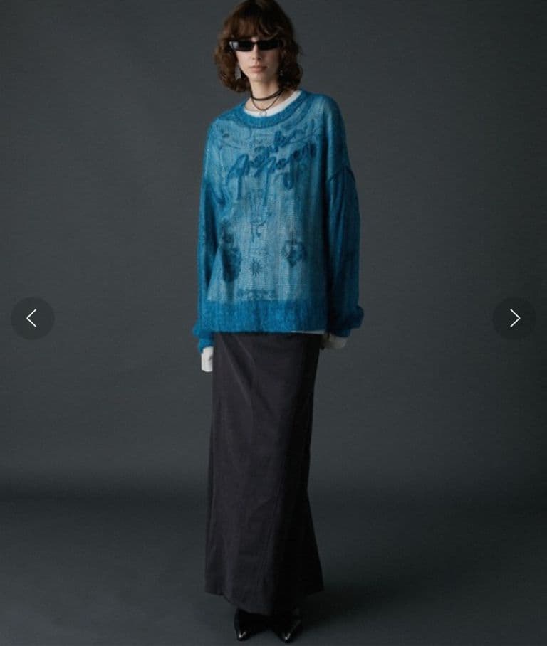 スカート PRANK PROJECT Sweat Train Maxi Skirt 36