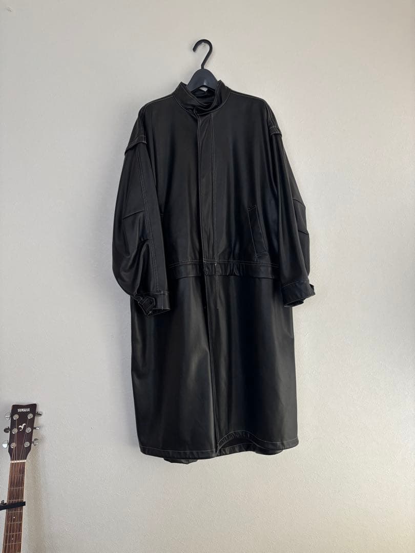 【MAISON SPECIAL】 レザーモッズコート ブルゾン切替可