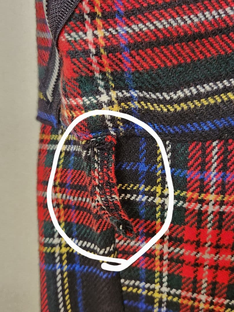 TIGERofLODONジップトラウザーjimsinn　32inタータンチェック