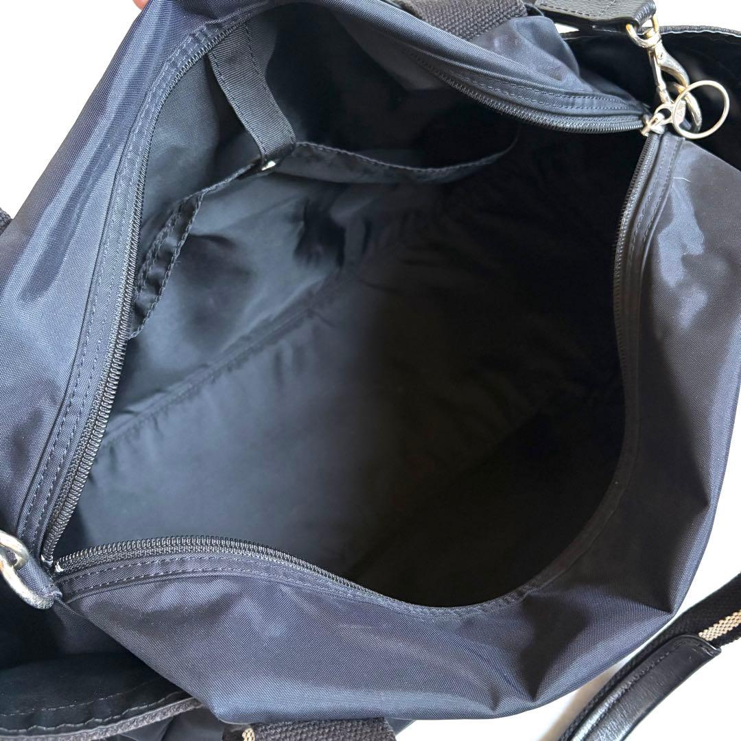 agnes b アニエスベー ボストンバッグ ナイロン 黒 美品