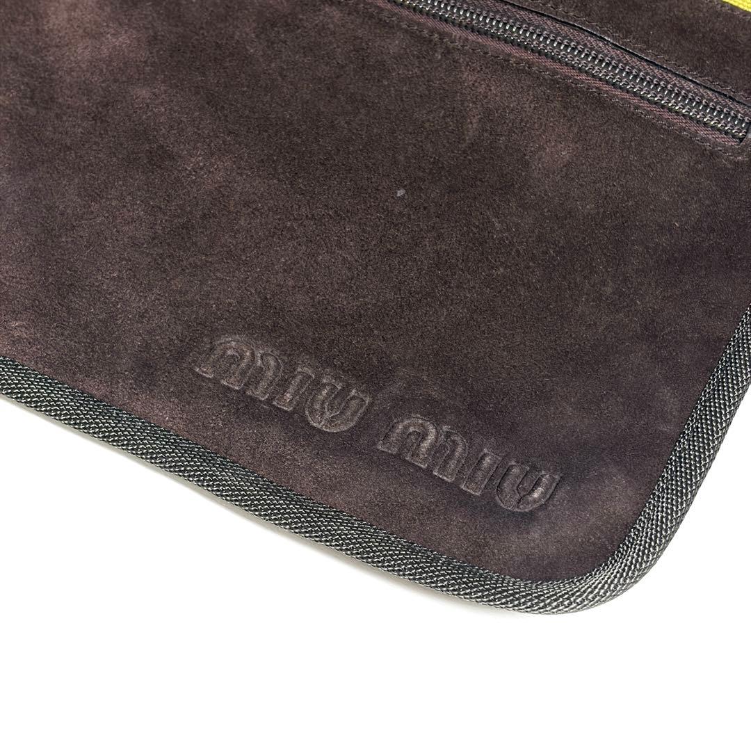 miu miu 1999ss アーカイブ ボディバッグ ウエストポーチ スエード