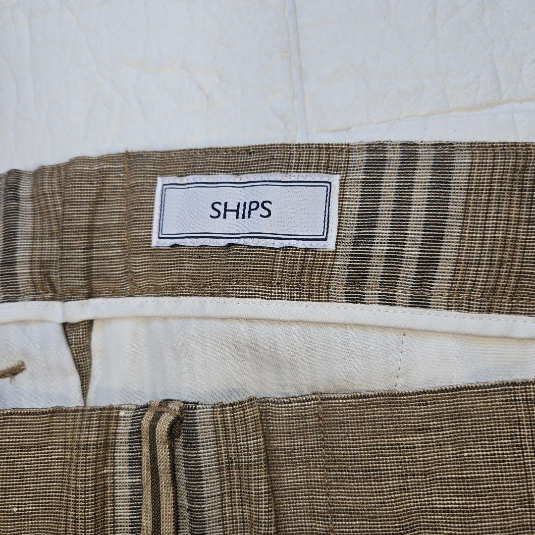 試着のみ✨️SHIPS ジャケット・パンツセット　麻　M