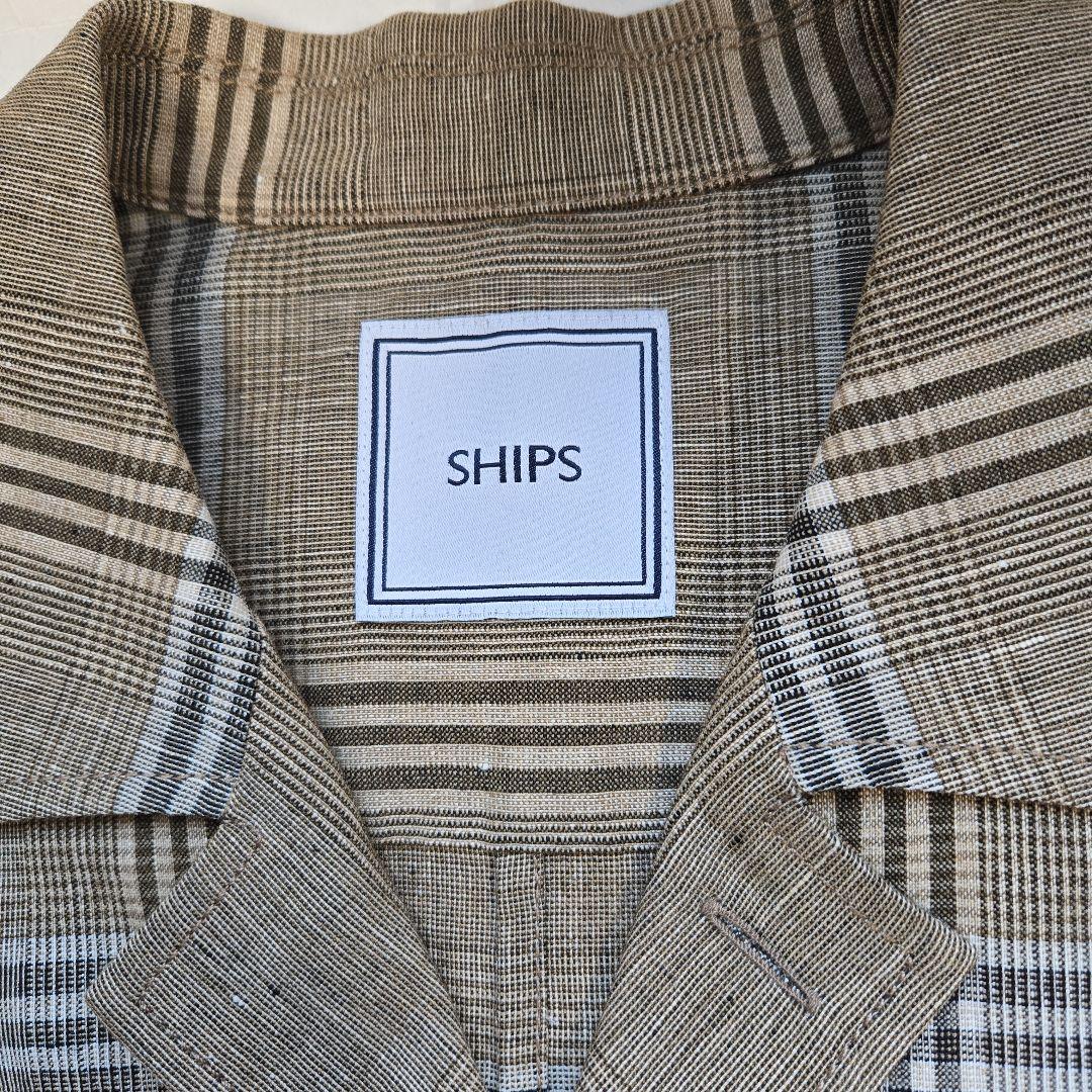 試着のみ✨️SHIPS ジャケット・パンツセット　麻　M