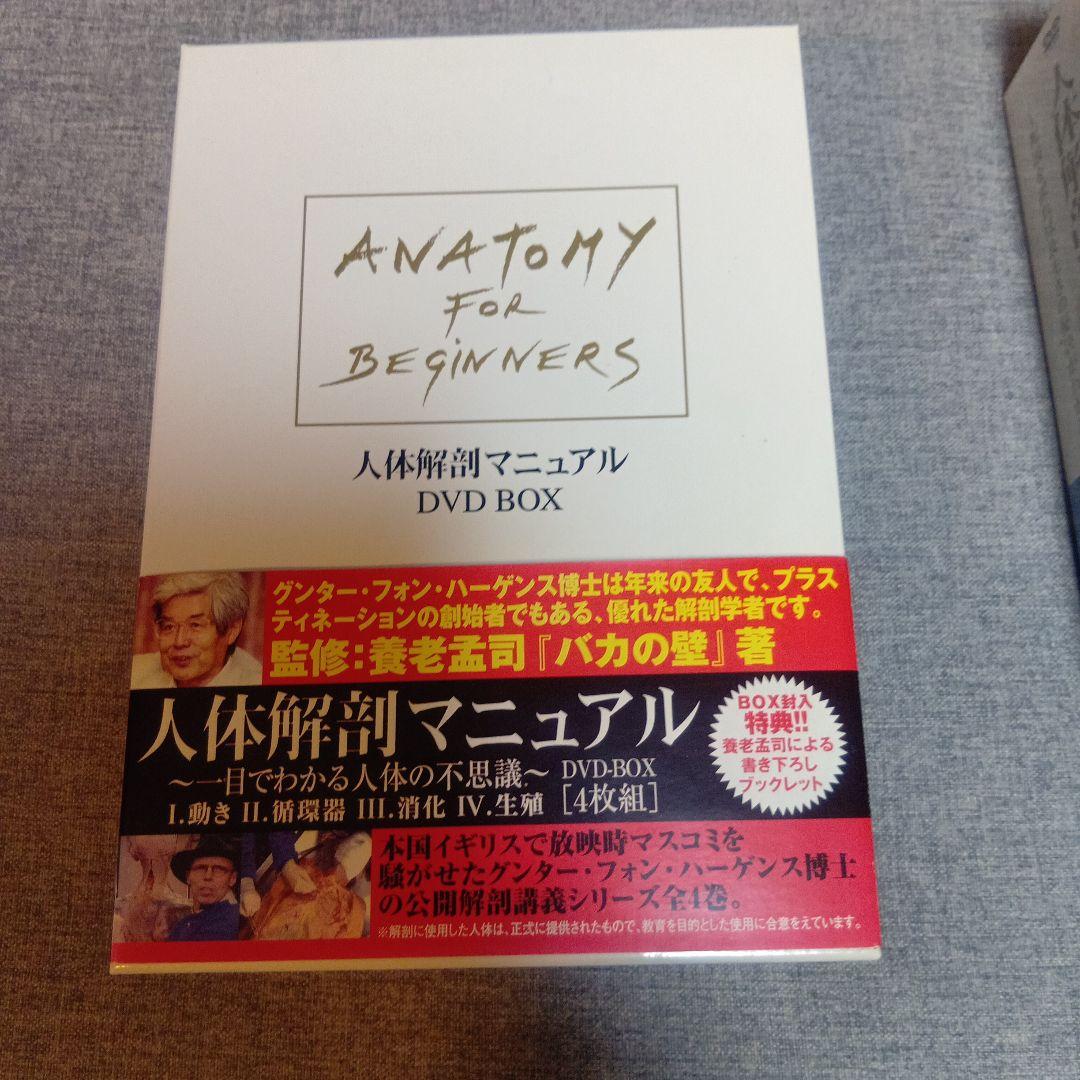人体解剖マニュアル1&2 DVD-BOXセット〈各4枚組〉