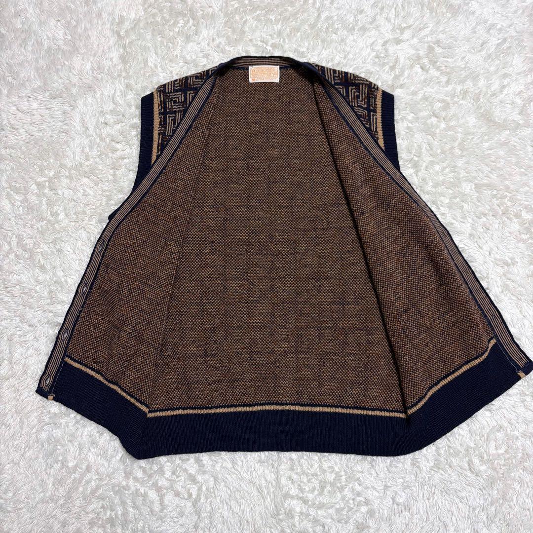 ✨激レア✨ PENDLETON 60s 70s ニットベスト USA製 総柄