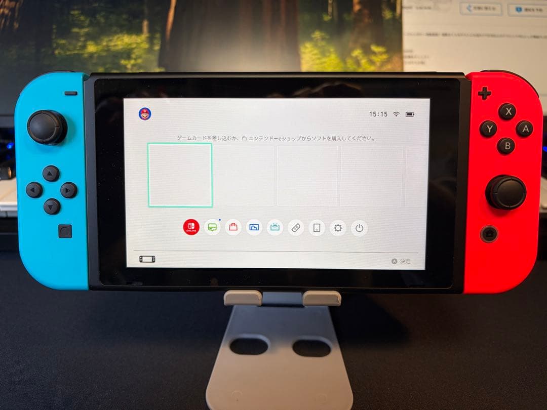 【美品】Nintendo Switch 本体 付属品完備 動作良好・SDカード付
