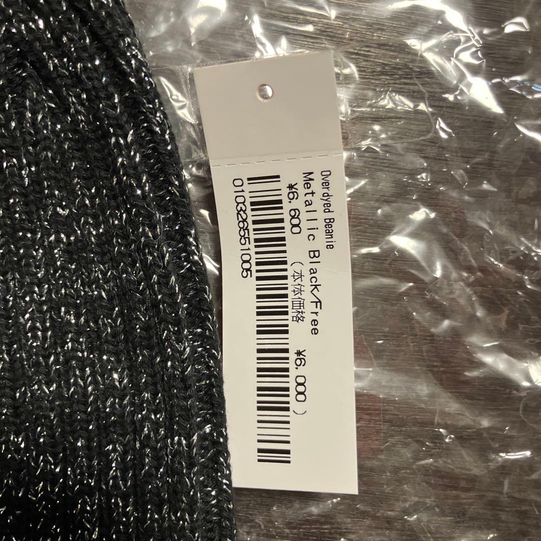Supreme 25ss ビーニー メタリックブラック
