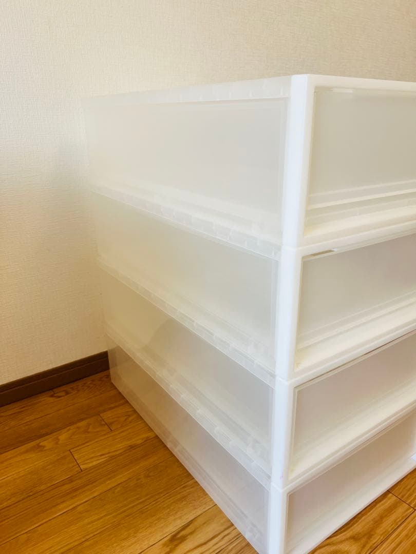 無印良品 ポリプロピレン衣装ケース 小×4