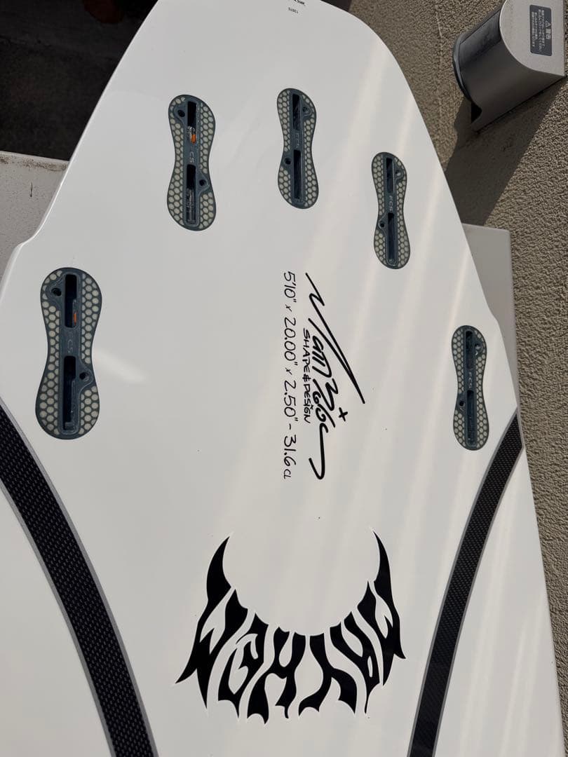 【手渡し・五反田】プレセボ エルディアブロ 5'10 (31.6L) 付属品多数