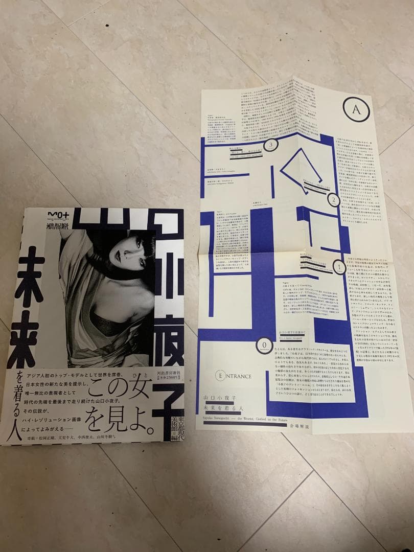 山口沙代子 未来を身にまとった女 図録+フライヤー