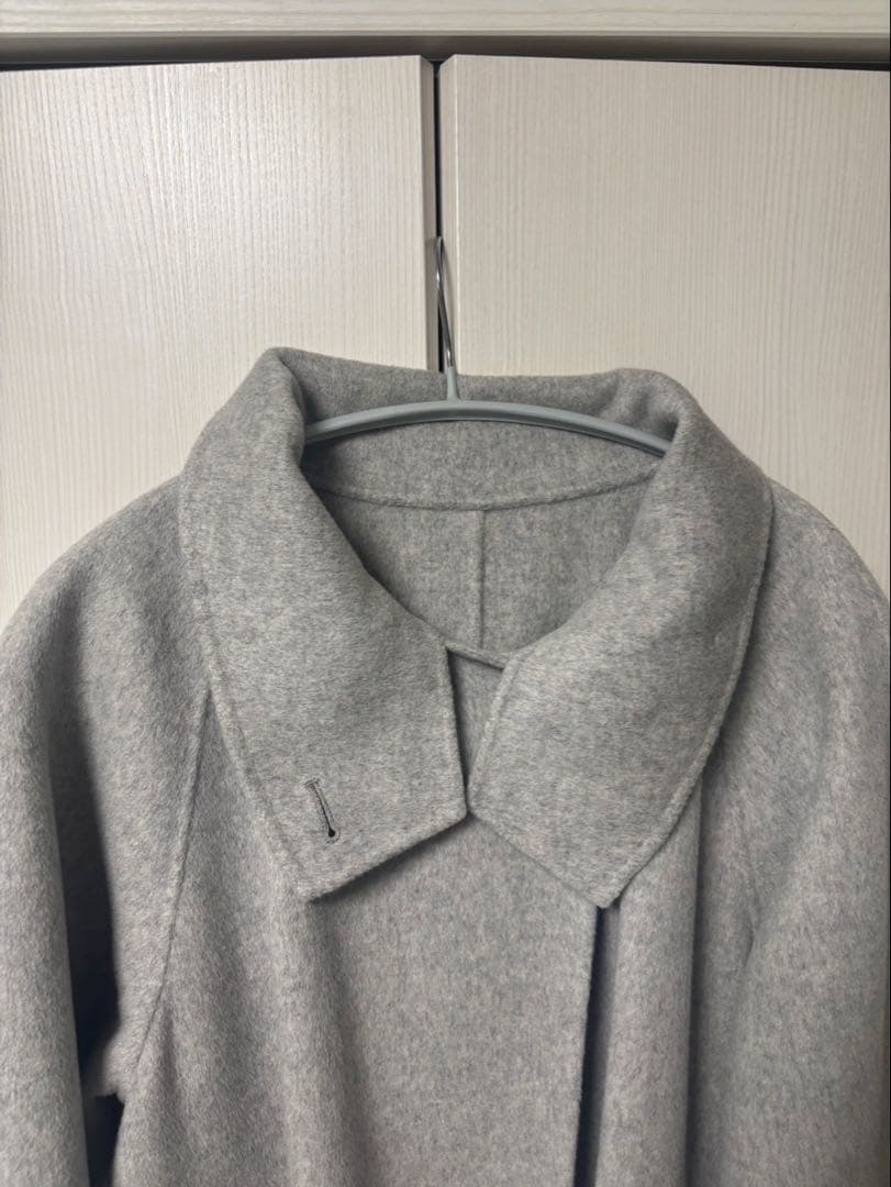 【入手困難】アダムエロペ　スタンドカラーフーデッドリバーコート　23-24AW