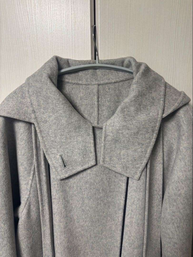 【入手困難】アダムエロペ　スタンドカラーフーデッドリバーコート　23-24AW