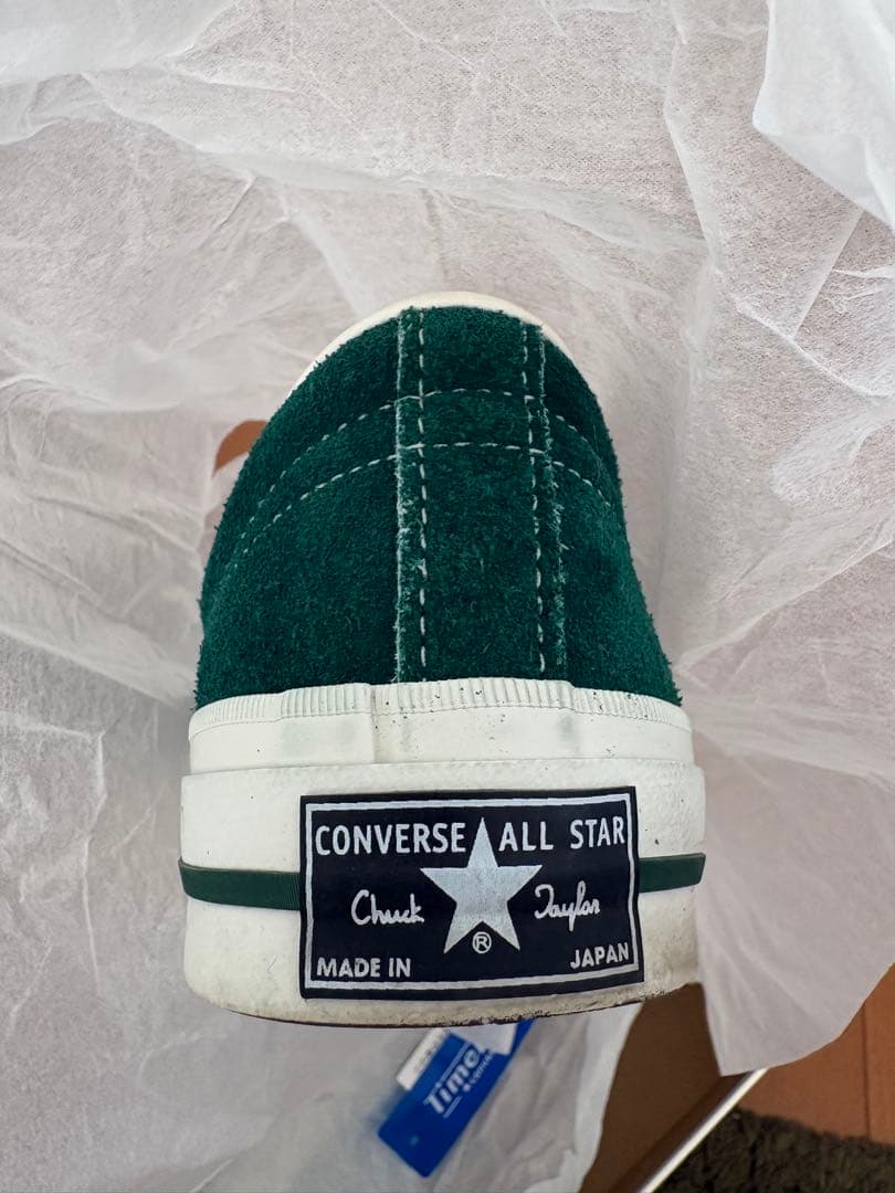 靴 CONVERSE ONE STAR J VTG - GREEN 27.5