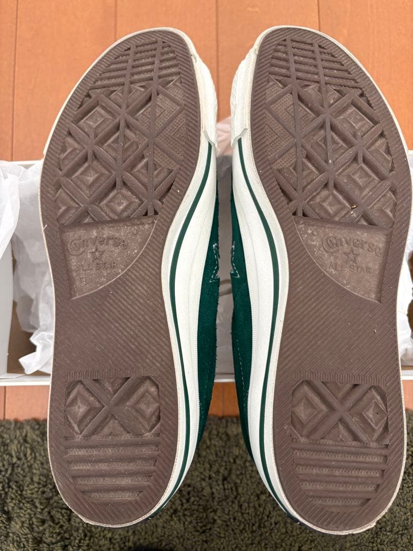 靴 CONVERSE ONE STAR J VTG - GREEN 27.5