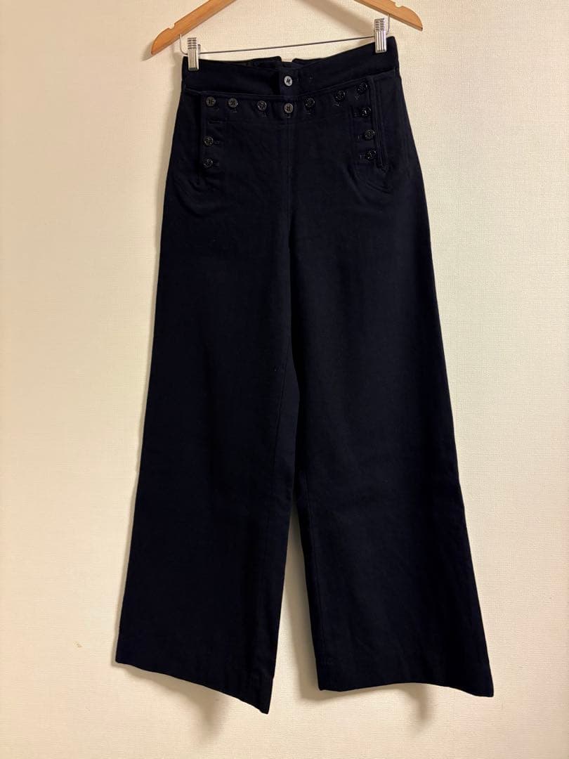 60s us navy ウールセーラーパンツ 29R 米軍実物 ヴィンテージ