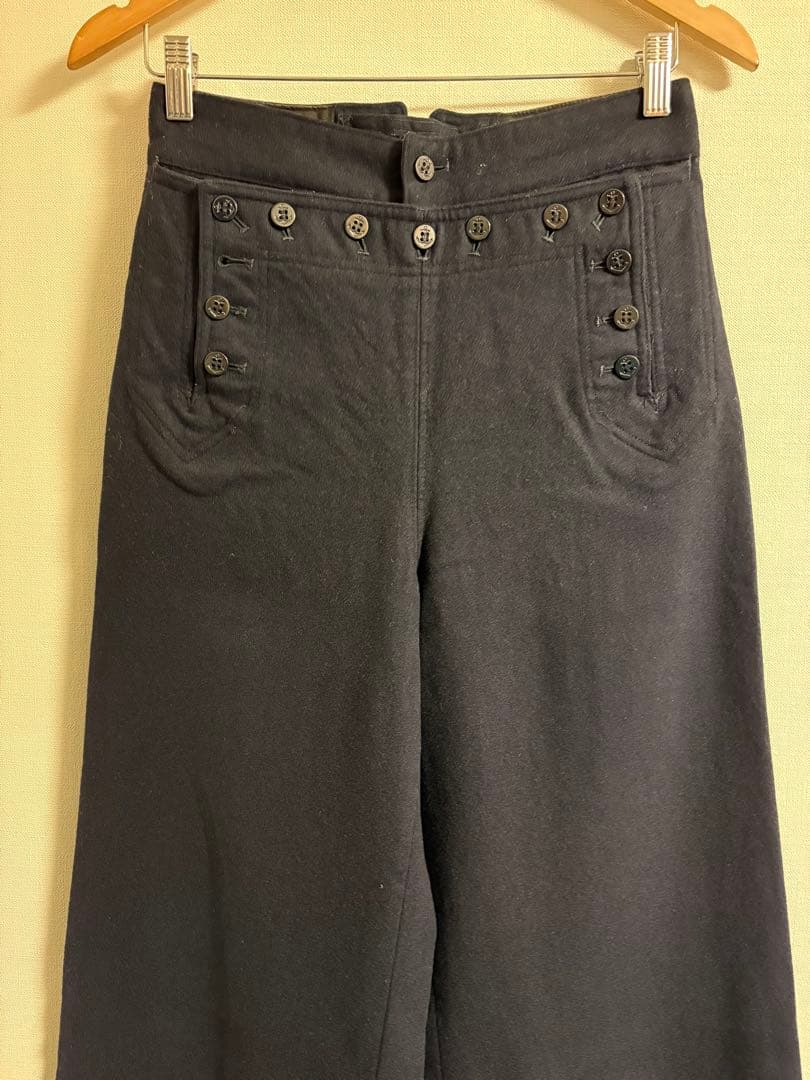 60s us navy ウールセーラーパンツ 29R 米軍実物 ヴィンテージ
