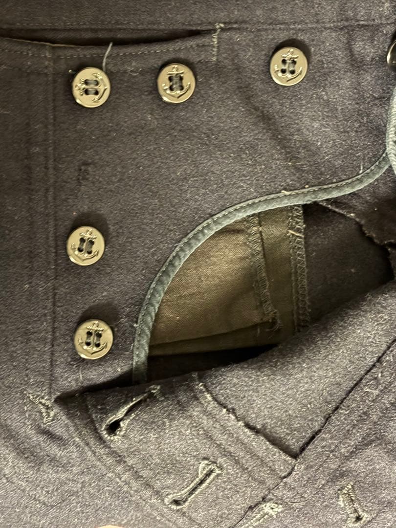 60s us navy ウールセーラーパンツ 29R 米軍実物 ヴィンテージ