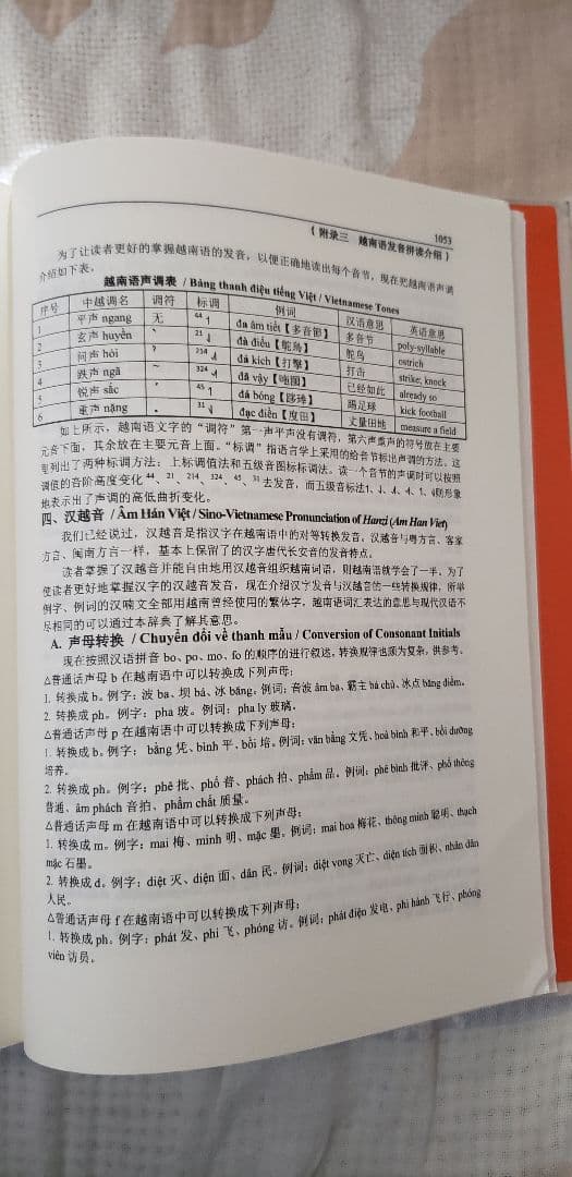 越喃汉英 四文对照新辞典