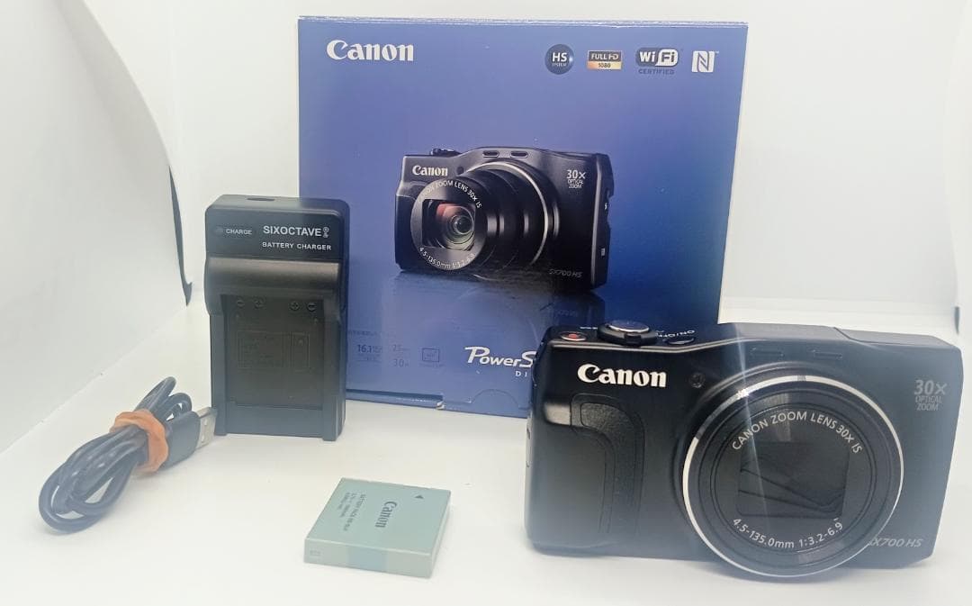 Canon PowerShot SX700 HS 16.1MP 30x 箱付き