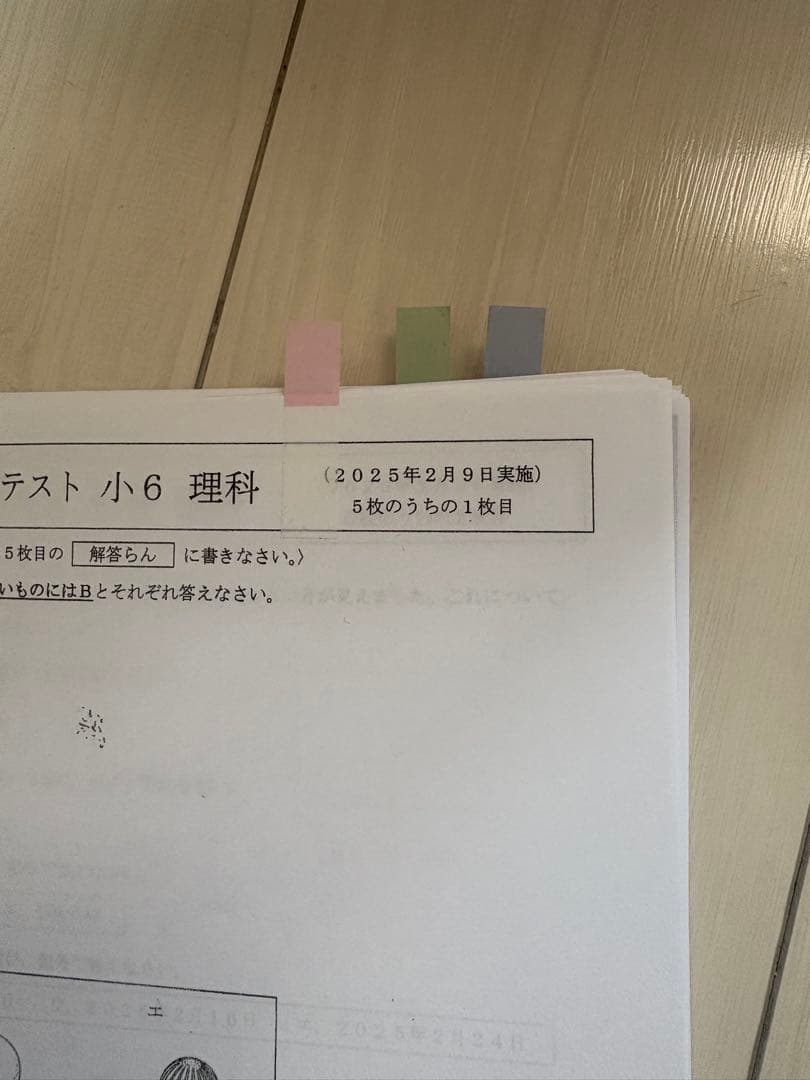 浜学園公開テスト2025年一年分　4科➕記述力錬成　各得点分布表付