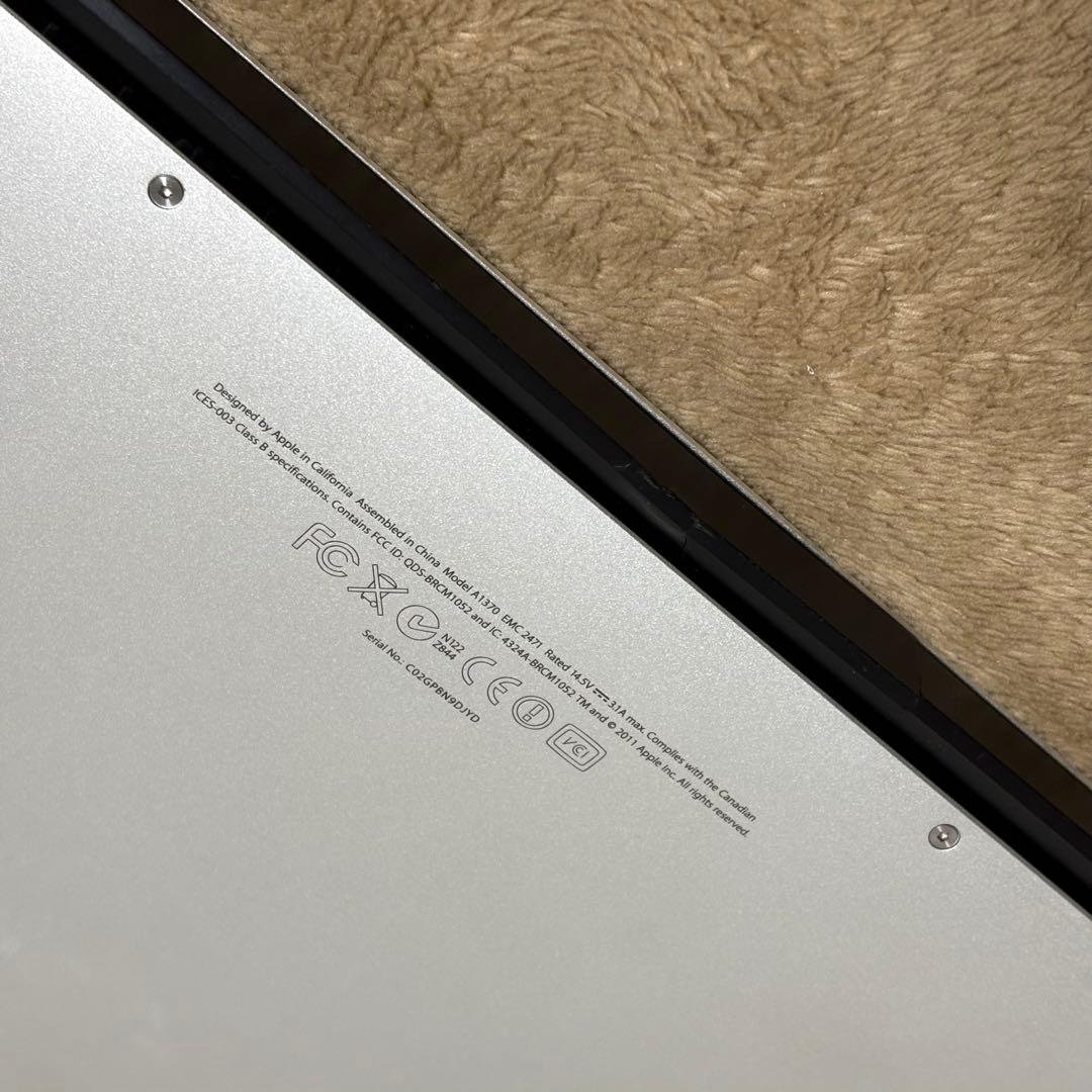 MacBook Air 11-inch (2010 / A1370)電源駆動OK